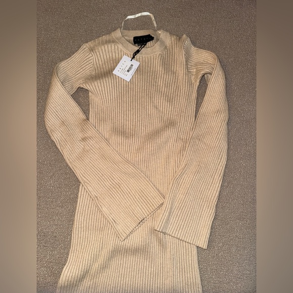 NWT Hatch The Lydia Sweater Dress in Sable, Sz 0 - Picture 3 of 13